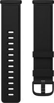 Fitbit Versa 4/3 & Sense 2/1 Leren Bandje Zwart – Maat L