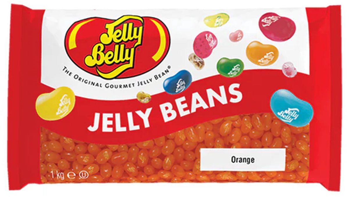 Jelly Beans - Orange / sinaasappel 1kg
