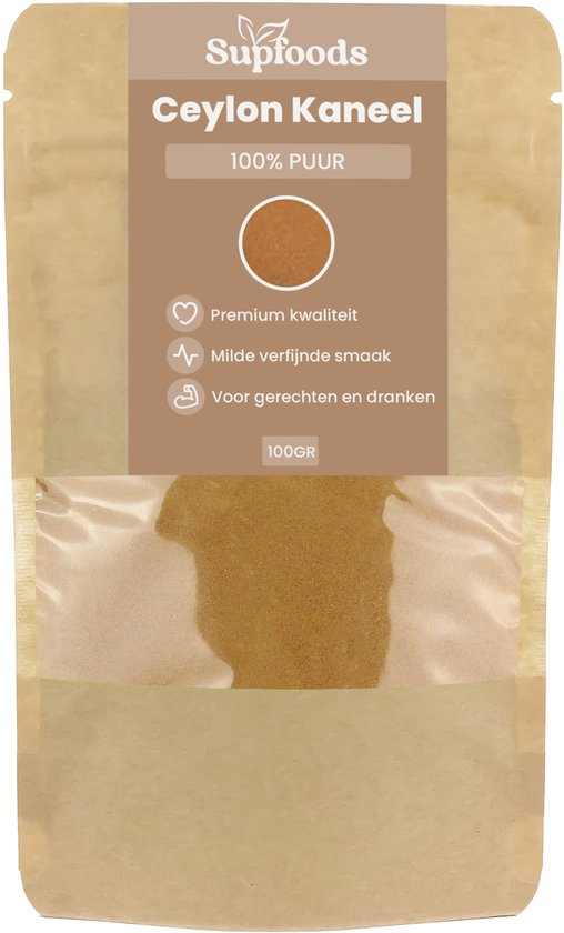 Ceylon Kaneel 100% Puur - 100gram - Ceylon Kaneel Poeder voor Zowel Zoete als Hartige gerechten