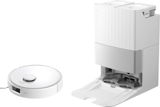 Roborock Qrevo Edge 5V1 – Robotstofzuiger en Dweilrobot met 17.000 Pa Zuigkracht, FlexiArm™ Technologie, Zelfreinigend Dock en AdaptiLift™ Chassis