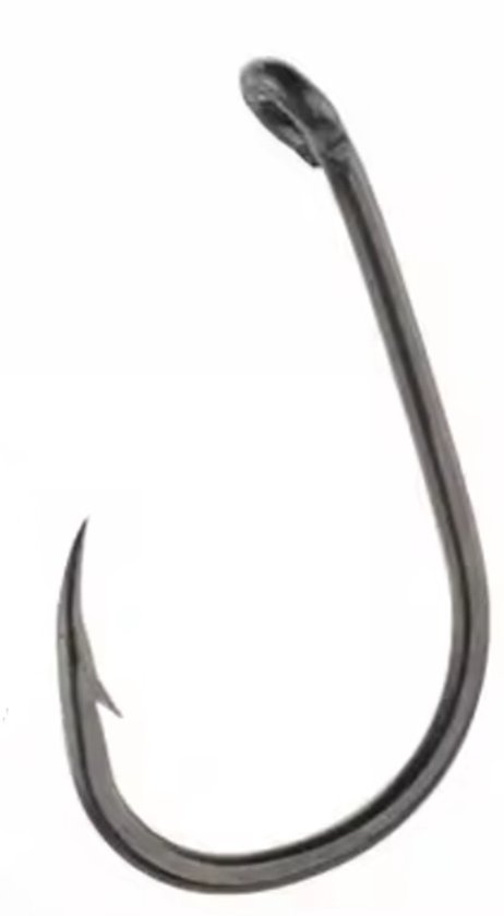 Karperhaak recht met oog – maat 8 – 10 stuks