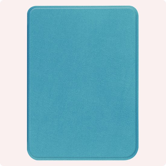 Hoes Geschikt voor Kobo Clara Colour Hoesje Bookcase Cover Book Case Hoes Sleepcover Met Screenprotector - Turquoise van Merkloos — afbeelding 5