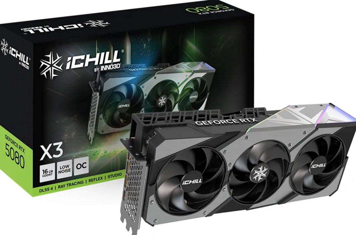 INNO3D GeForce RTX 5080 ICHILL X3 16GB