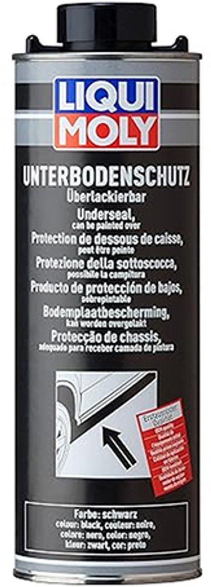 LIQUI MOLY ONDERSTEL BESCHERMING BITUMEN ZWART 1000ML