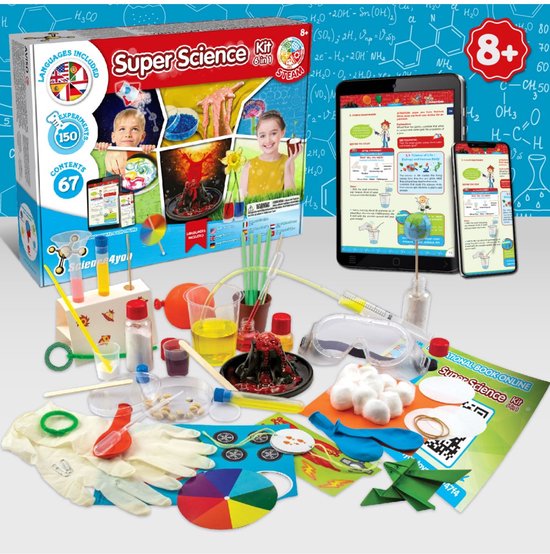 Science4you - Super Science Kit - 6 in 1 - Experimenteerset | bol