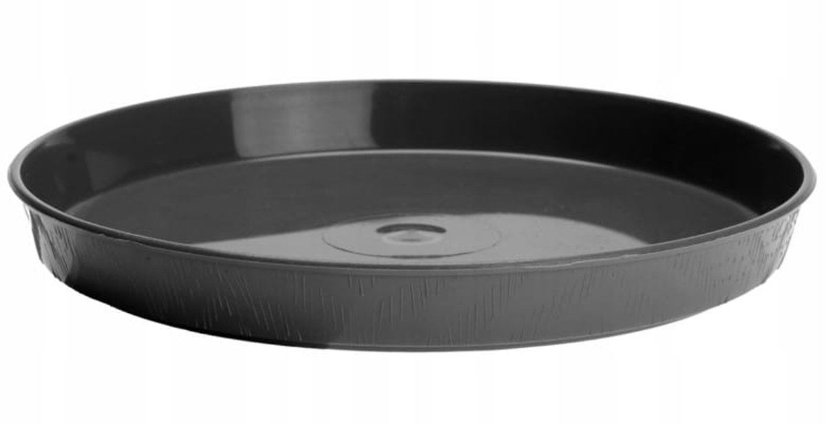 Galicja Serie - Grafiet Ronde Plantenbak Onderzetter - 28 cm - Weerbestendig