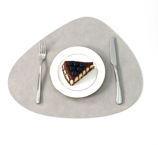 Placemats, 8-delige set, lederlook, afwasbaar, hittebestendig