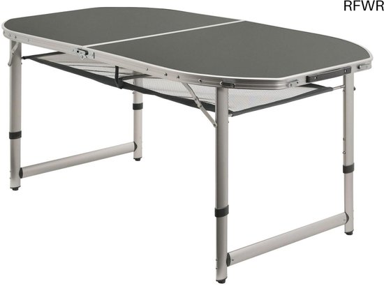 CampFeuer Aluminium Campingtisch für 6 Personen 150 x 80 cm faltbar, klappbar un