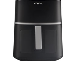 QONOS Airfryer Air One Plus 7L - Qonos Airfryer oven 7L XXL – Voor 3-5 Personen – PFAS-vrij – Met Kijkvenster – 10 Programma’s – Snel & Krokant Zonder Olie