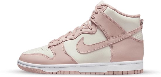 pink dunks high top