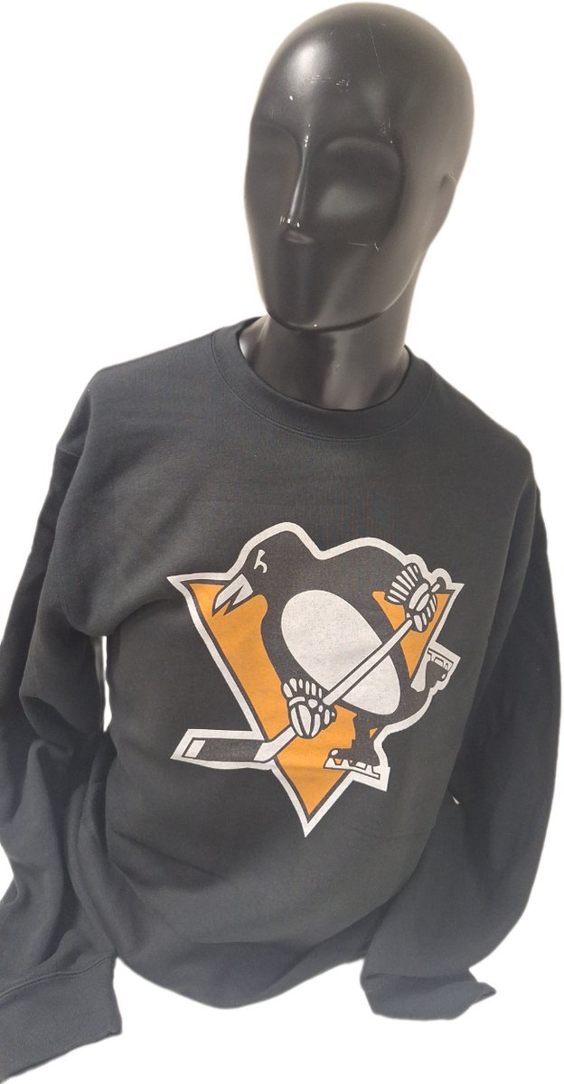 PITTSBURG PENGUINS-CREWNECK SWEATER Zwart