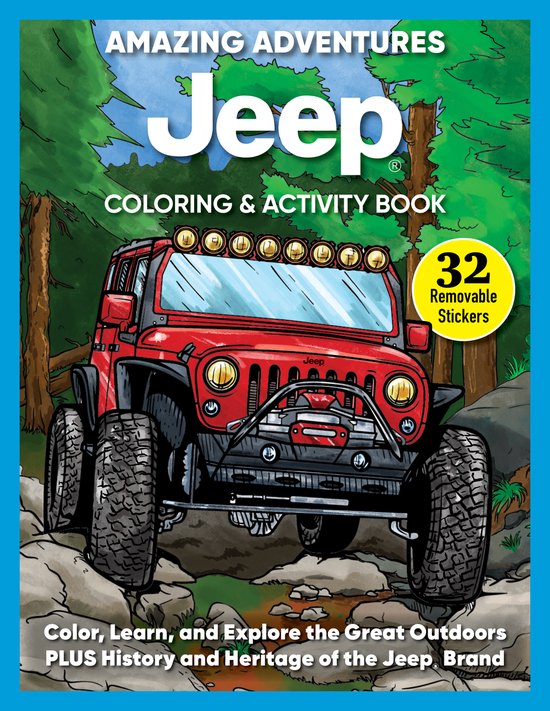Amazing Adventures Jeep® Coloring & Activity Book - cover