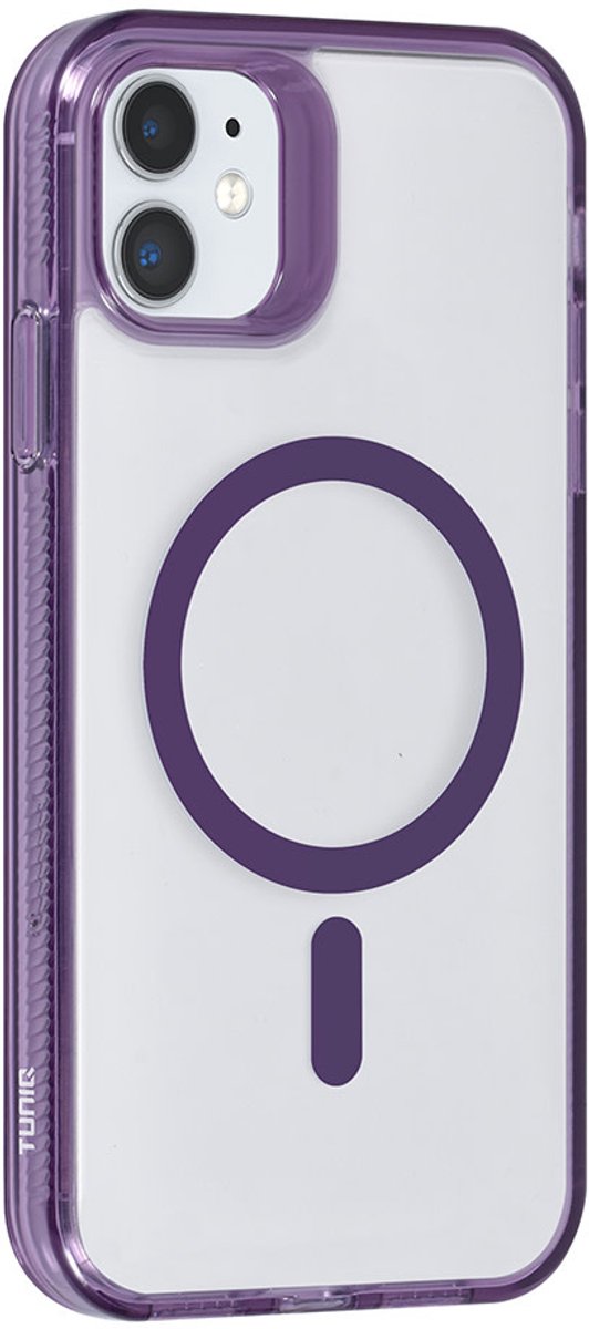 TUNIQ iPhone 11 Backcover hoesje Magsafe silicone - Paars