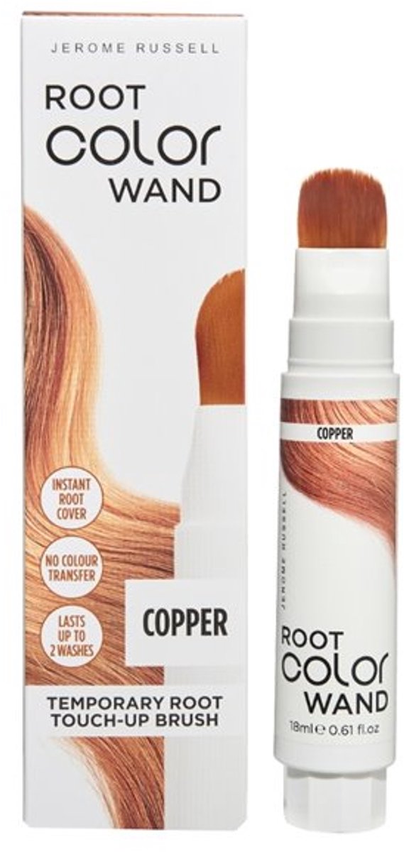 Jerome Russel - Root Color Wand -Koper haar - uitgroei bijwerken in een paar bewegingen