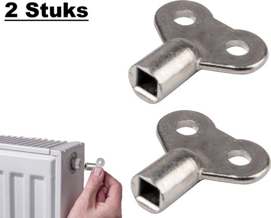 Ontluchtingssleutel | 2 Stuks | Radiatorsleutel | 5.2mm