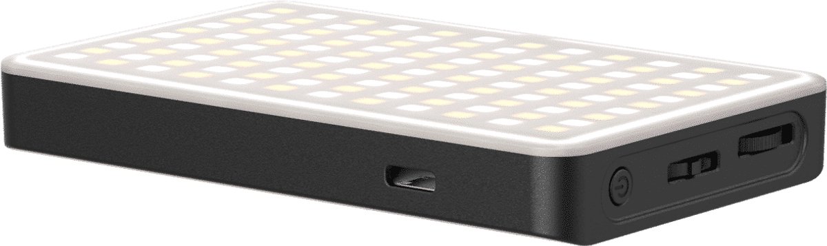 Luz De Foto Vídeo Led Ulanzi Vijim Vl120 Bicolor Preto Preto Branco