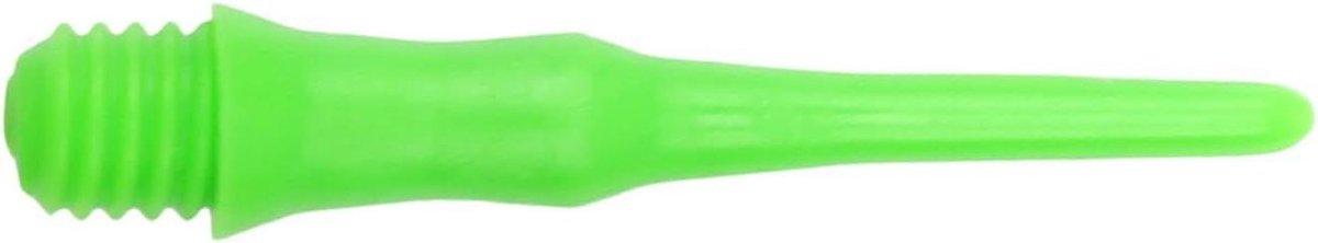 Zeynomax - 200 stuks dartpijlen met zachte kunststof punt voor beginners en hobbyisten - Groen - 27 mm dartpijlpunt
