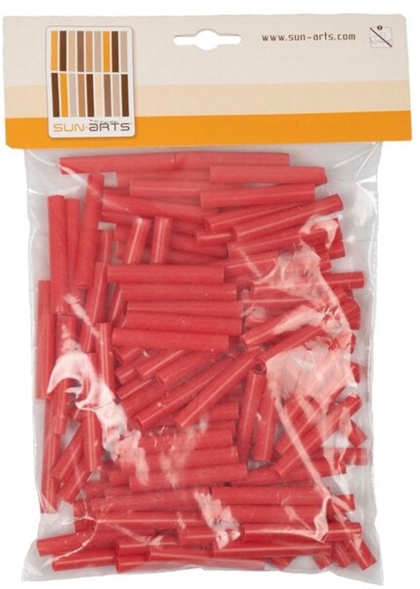 Sun Arts 250 stuks hulzen rood
