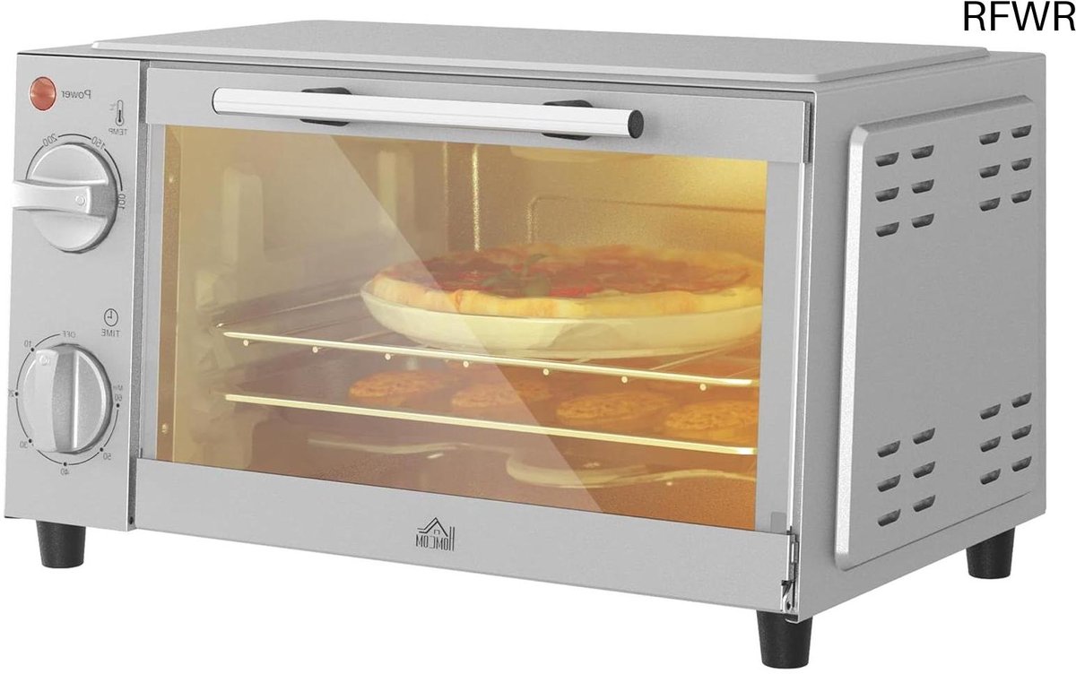 RFWR® Mini Oven 9L met Temperatuurregeling en Timer
