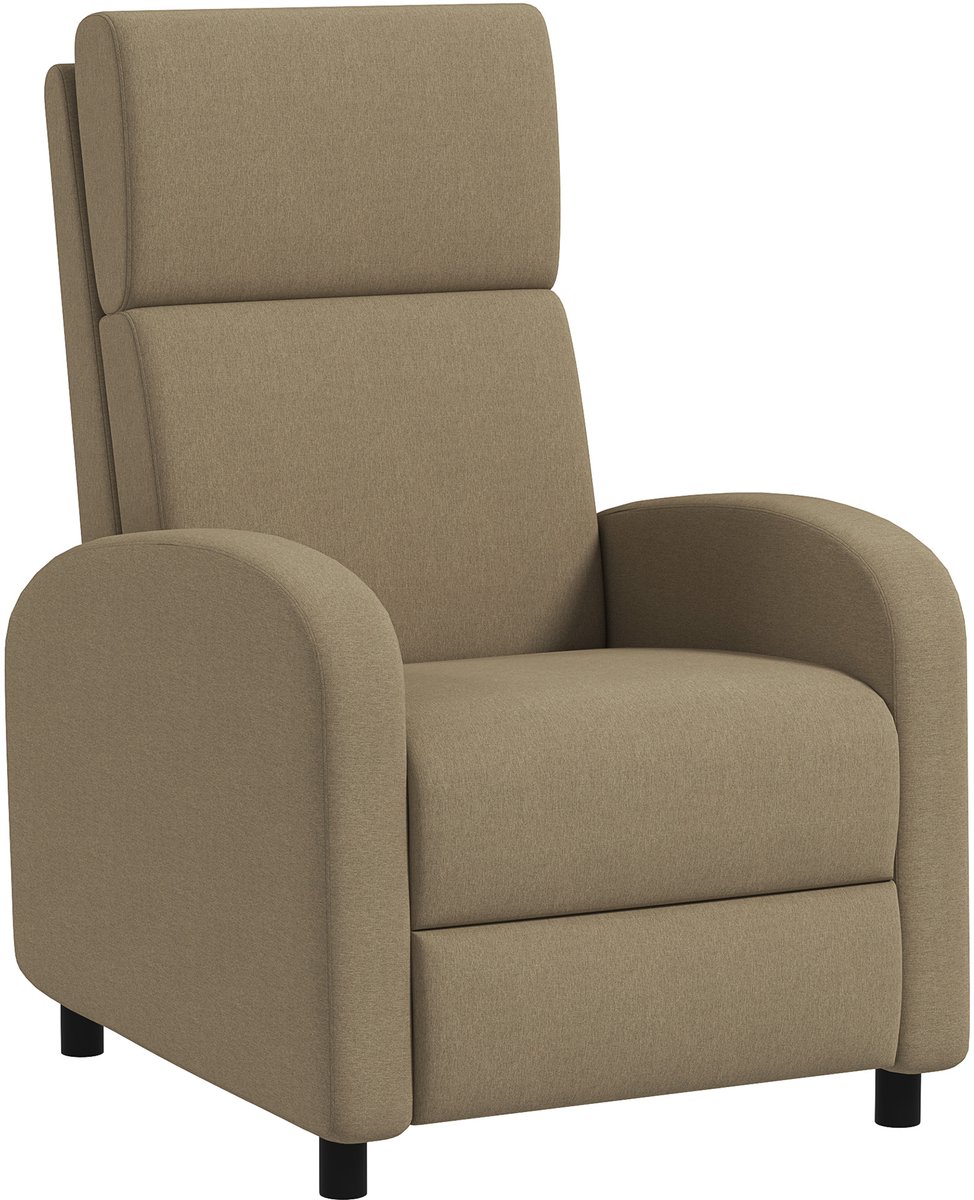 HOMCOM-Relaxfauteuil-Polyester-64x86x102cm-Beige