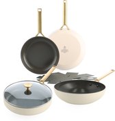 BK Sublime Koekenpannenset 24 28 cm cream | | Pannen