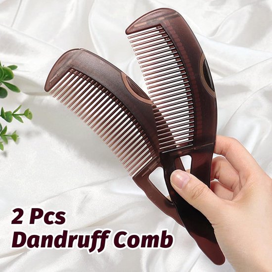 2 Pieces Energy Massage Dandruff Comb - Scalp Detox Comb for Effective Cleansing and Scalp Massage for Men and Women — afbeelding 4