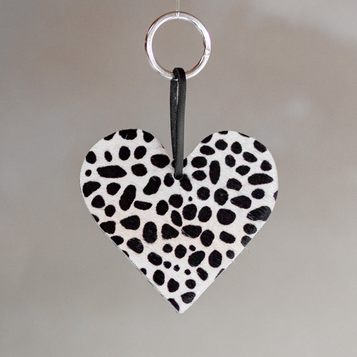 Sleutelhanger hart - Mini dalmatiër