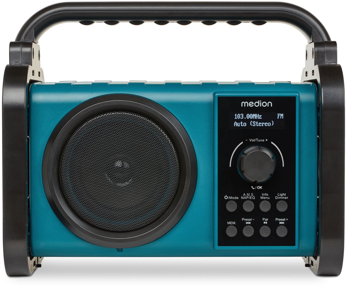 Medion E66050 DAB bouwplaatsradio (geïntegreerde ba Medion E66050 DAB bouwplaatsradio (geïntegreerde ba