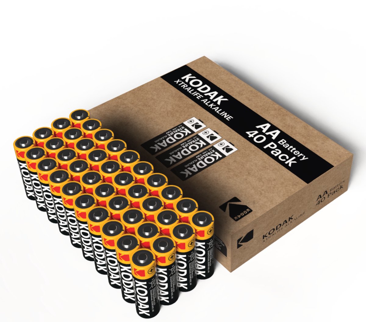 Kodak XTRALIFE Alkaline batterij AA 40 pack