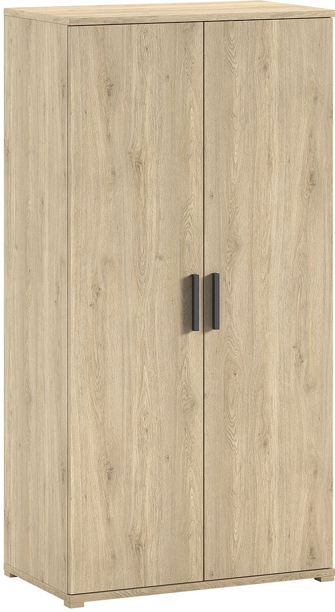 Kledingkast Sammie - 100x59x199cm - 2 Deuren - Eikdecor