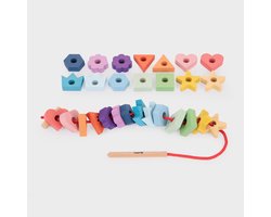 foto van tickit® Regenboog Houten Vetervormen.