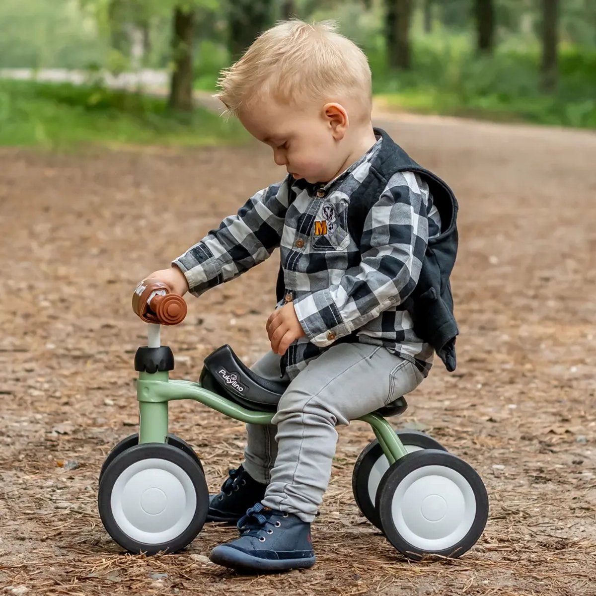 Puky Pukylino loopfiets retro groen - 1 jaar - jongens en meisjes — afbeelding 2