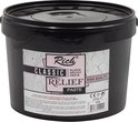 Rich Klassieke reliëfpasta 1200g – 3D-effecten voor decoratieve en artistieke projecten, Ideen mit Herz reliëfpasta, flexibel, wit