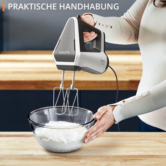 Krups 3MIX 6000 Handmixer 600 W Grijs, Wit van Krups — afbeelding 2