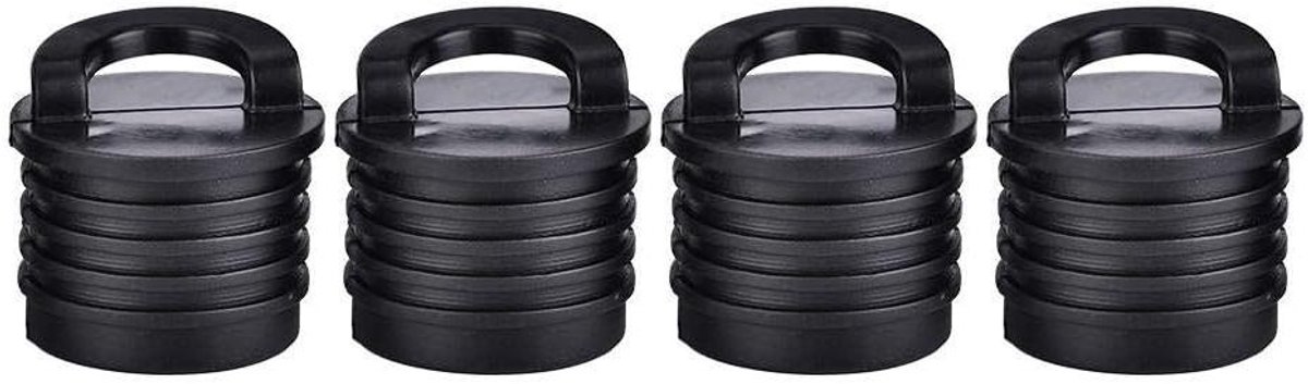 Allecto Plus - Kayak Scupperstoppers 4 stuks - Boot Kano Afvoerpluggen om de water af te voeren - Vervanging voor Afvoergaten in Kayak en Kano - Marine Boot.