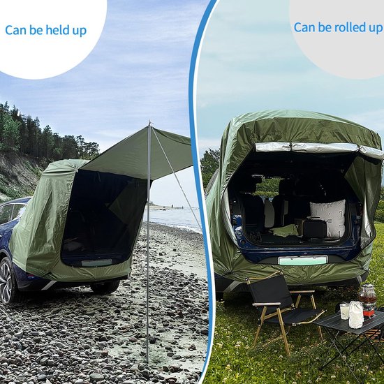 Moustiquaire Pour Hayon De SUV BIHEE 165x165cm – Protection Solaire Anti-insectes Avec Aimants – Idéale Pour Le Camping