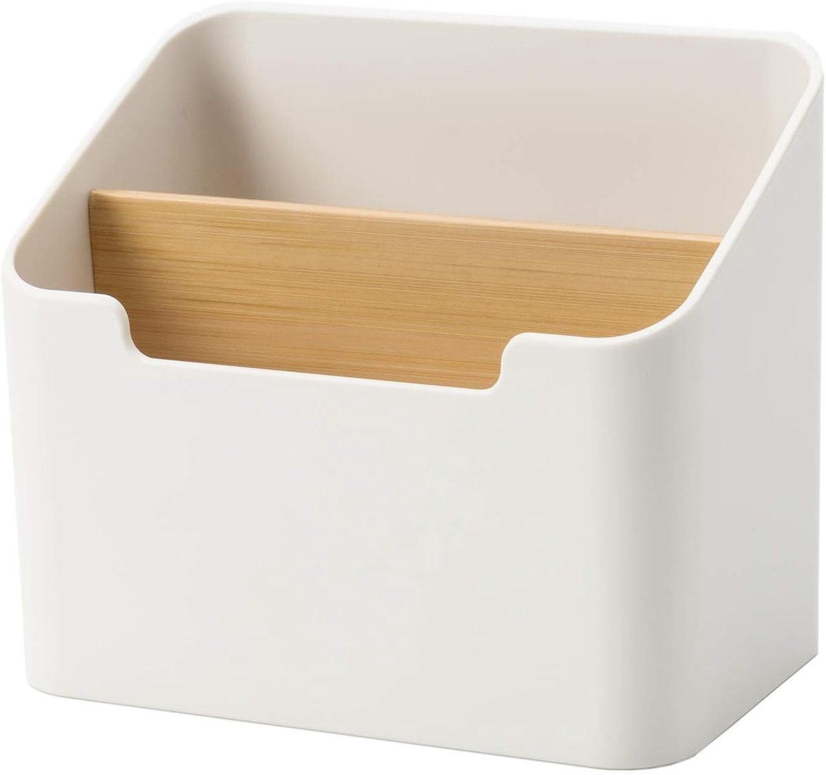 Opbergdoos voor op het bureau met afstandsbediening - Opbergdoos voor thuis - Compact ontwerp - Geschikt voor op het bureau