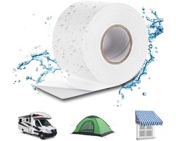 Reparatie tape - Universeel - 8cm x 2M - Waterdichte Tape - Lekkage Tape - Zelfklevend - voor PVC gecoate luifel, tenten, opblaasbare zwembaden, dak, zeildoek, tuinhuisje, canvas, camping reparatieset