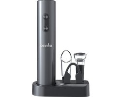 Olvino Elektrische Kurkentrekker - Cadeauset - Elektrische Wijnopener - Automatische Kurkentrekker - Flesopener - Kurkentrekker Wijn - Flessenopener Olvino Elektrische Kurkentrekker - Cadeauset - Elektrische Wijnopener - Automatische Kurkentrekker - Flesopener - Kurkentrekker Wijn - Flessenopener