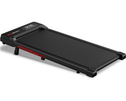 Opvouwbare loopband 4 in 1 - Loopband met 5% helling - Elektrische 2,5 pk loopmachine voor thuisgebruik tot 136KG - 1-8 km/u - LED-display - Geluid<45db - Zwart