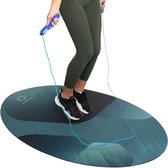 Springtouw Mat - Vloer Tamp, Schokabsorberende Fitness | Antislip Gym Apparatuur, Buffer Beschermende Laag Met Grondgebruik Voor Training Routinec Training