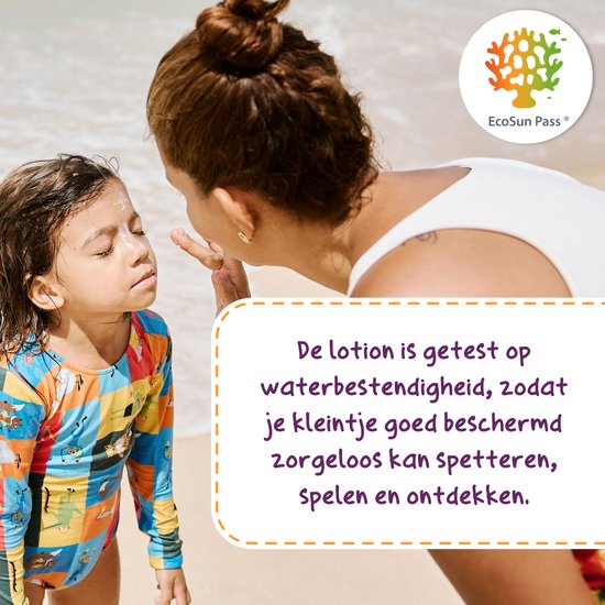 Bambo Nature Zonnebrandlotion - 50 SPF - Bescherming voor je kind en Hele Gezin - Waterafstotend, Geur- en Kleurstofvrij - Vegan & Dermatologisch Getest - 100 ML van Bambo Nature — afbeelding 5
