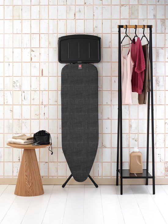 Brabantia Strijkplank B - voor Stoomgenerator - 124 x 38 cm - Denim Black