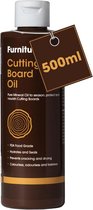 Snijplank Olie 500ml - Voedsel Veilig - voor het beschermen en herstellen van houten snijplanken, slagersblokken en aanrechtbladen - Cuttingboard oil 500ml - Premium Food Grade Mineral Oil to Protect and Restore Wood Cutting Boards, Butcher Blocks.