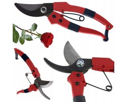 Handsnoeischaar voor Struiken & Planten – Ergonomisch, Veilig & Duurzaam | Ideaal voor Tuin, Boomgaard & Balkon I Rood