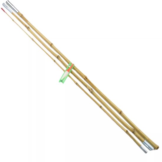 Benson Traditionele bamboe hengel - demontabel - 438 cm - lichtgewicht van Benson — afbeelding 2