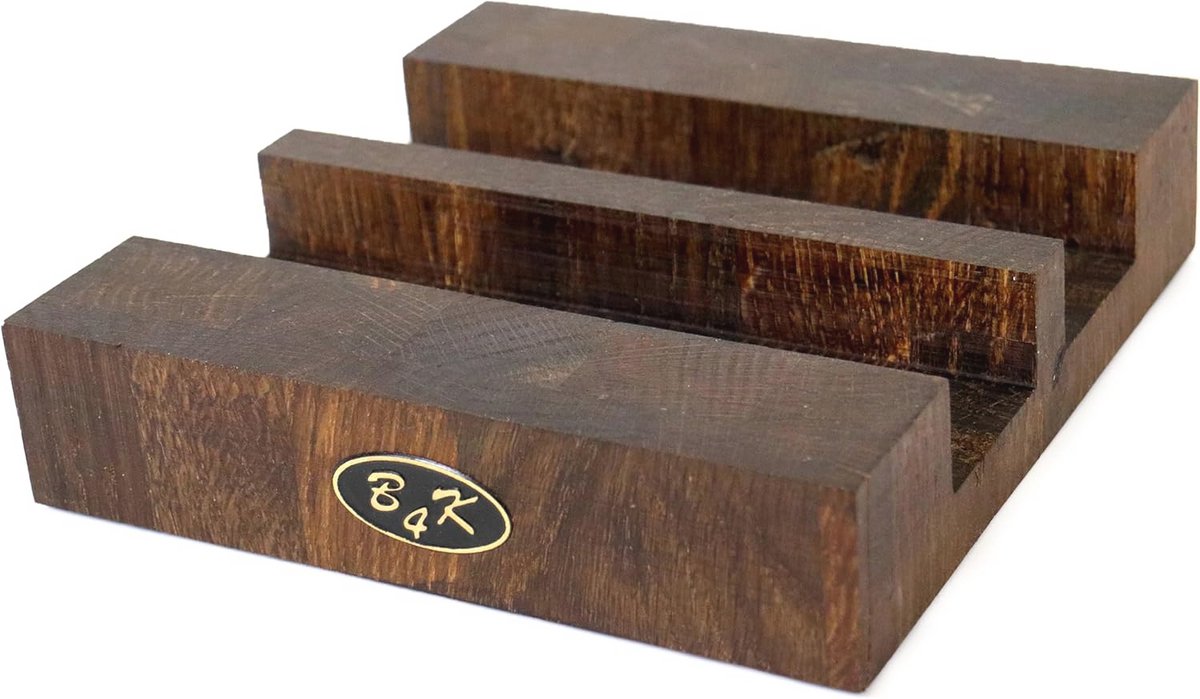 Set van 2 hakblokken met houten standaard | Handgemaakte snijplank met handgrepen | Antibacteriële keukenplank met antislip voetjes — cadeau in Kookcadeaus - foto 7