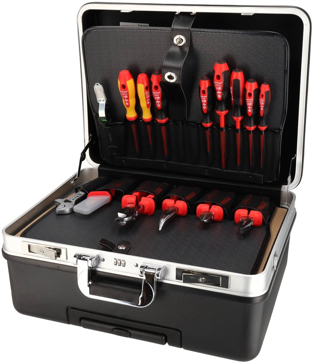 Haupa VDE geïsoleerde Gereedschapskoffer Master Mobil HupSlim 30-delig