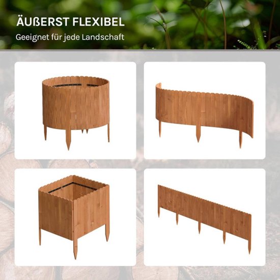 Multi Edge Eco paaltjes 40cm set 10-stuks