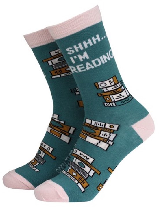 Sock Therapy Sokken - Shhh ik ben aan het lezen (maat 36-41)